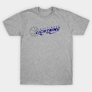 Defunct Baltimore Lightning CBA Basketball 1985 T-Shirt